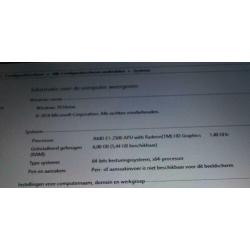 prima 15.6 breedbeeld laptop acer 500 gb hd fabrieks instell