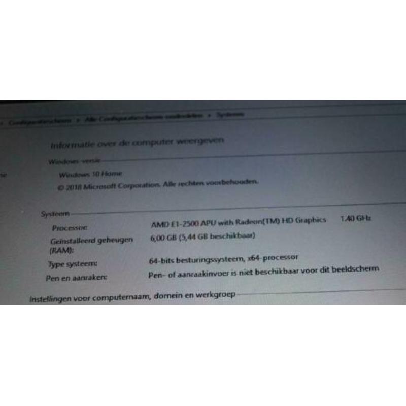prima 15.6 breedbeeld laptop acer 500 gb hd fabrieks instell