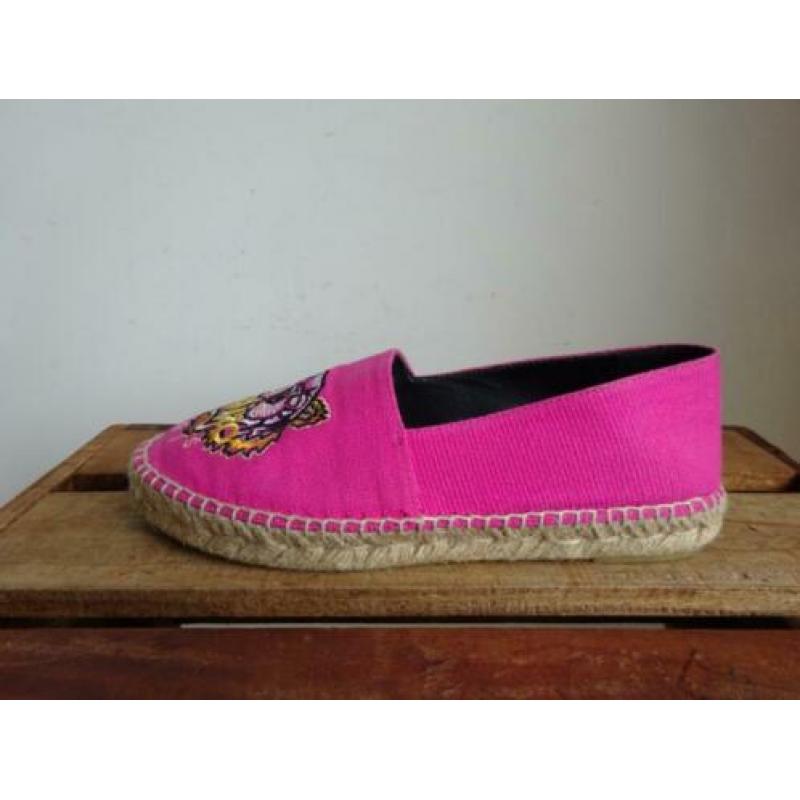 KENZO espadrilles ZGAN!! maat 37 instappers roze