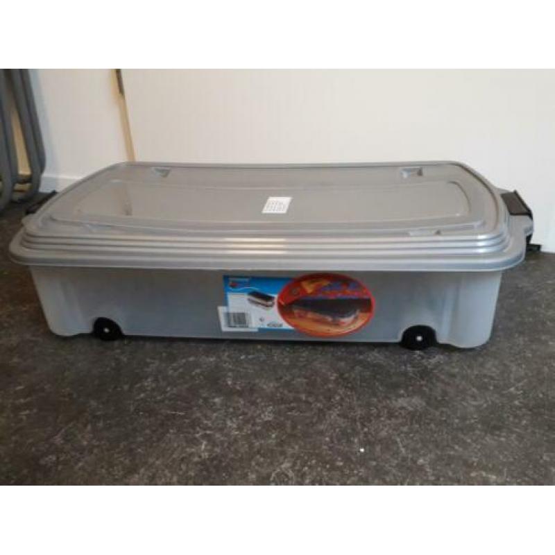 Rolbox voor onder een bed