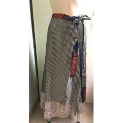 Omslag rok vintage one size print retro hippie goa boho