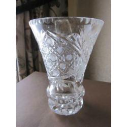 Mooie russische kristal vaas - loodkristal