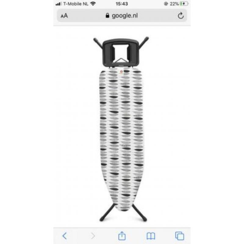 Brabantia strijkplank met strijkijzerhouder
