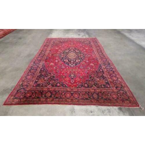 Handgeknoopt Perzisch tapijt Iran Meshed wol groot 327x415cm