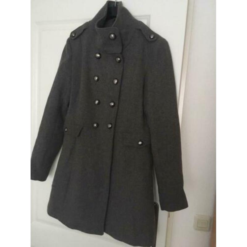 Te Koop grijze VERO MODA dames winterjas/tussenjas maat L