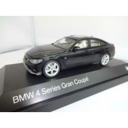 BMW 4 Gran Coupe Black van Kyosho 80422348790 voor BMW 1/43