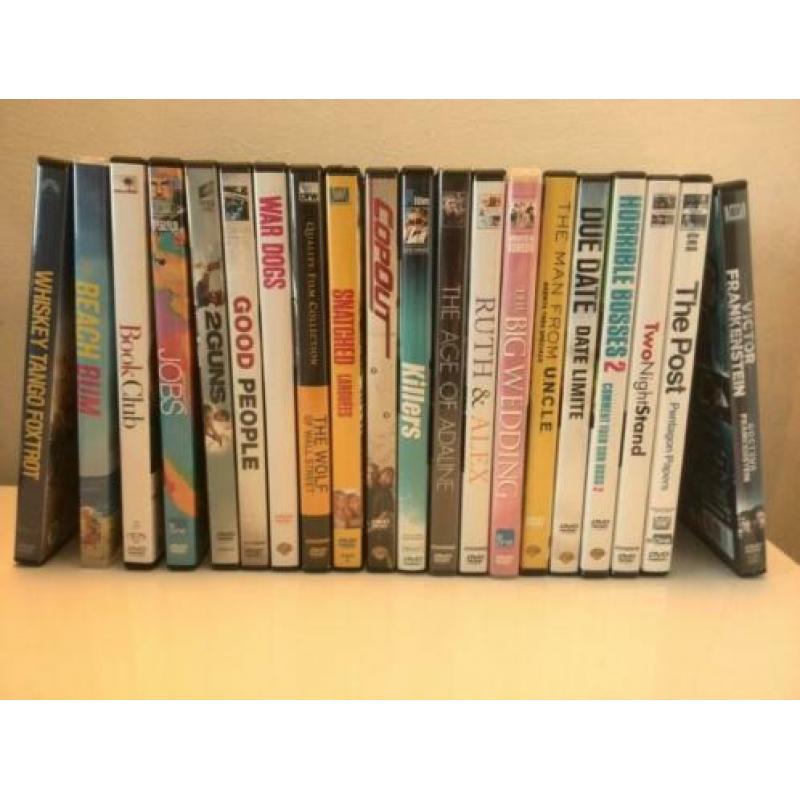 Collectie van 20 dvd's voor €35,- (los bieden mogelijk)