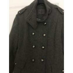 Te Koop grijze VERO MODA dames winterjas/tussenjas maat L