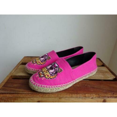 KENZO espadrilles ZGAN!! maat 37 instappers roze