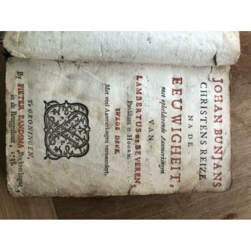 Mooi boekje uit 1738, over de reis van Jezus Christus
