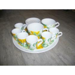 Nieuw mooi servies kop en schotel romana uit italy