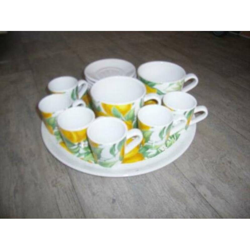 Nieuw mooi servies kop en schotel romana uit italy