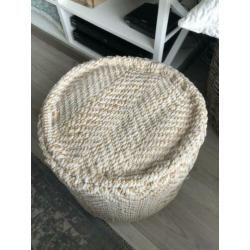 Rivièra maison poef in goud/gele kleur