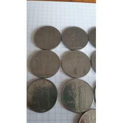 Italië 100 lire 17 stuks
