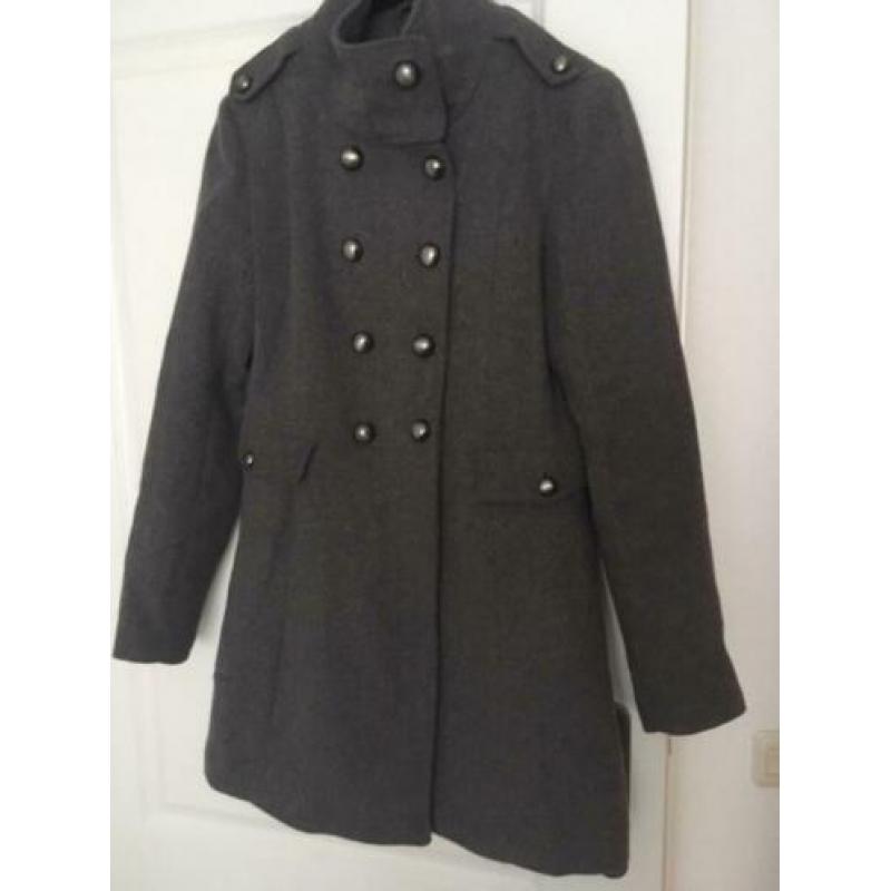 Te Koop grijze VERO MODA dames winterjas/tussenjas maat L
