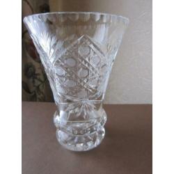 Mooie russische kristal vaas - loodkristal