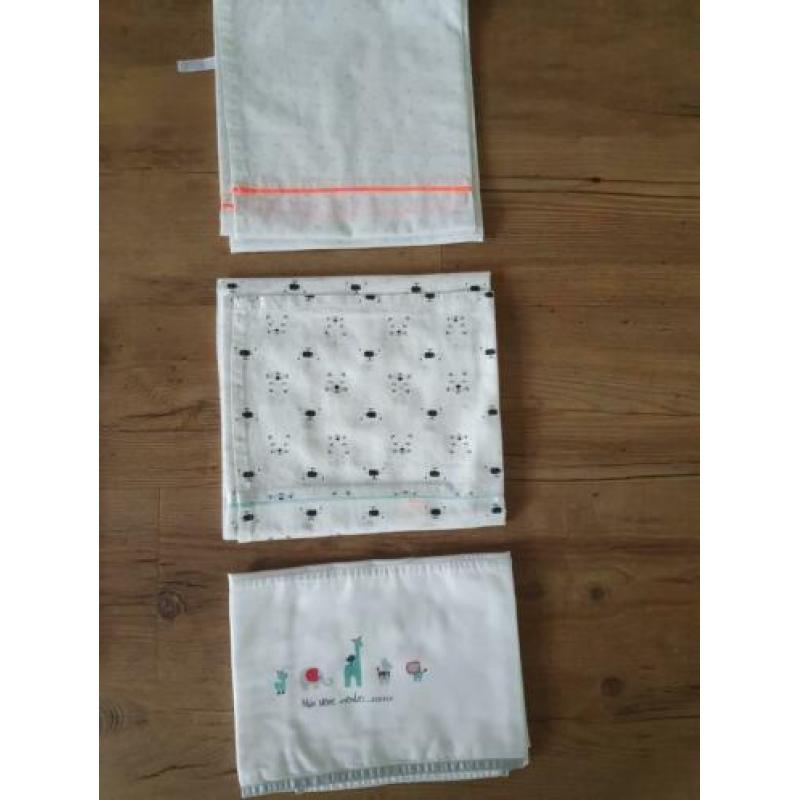 Laken ledikant en wiegje (3x) Prenatal