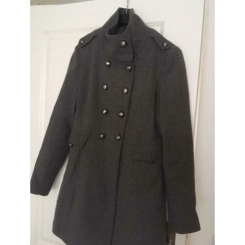 Te Koop grijze VERO MODA dames winterjas/tussenjas maat L
