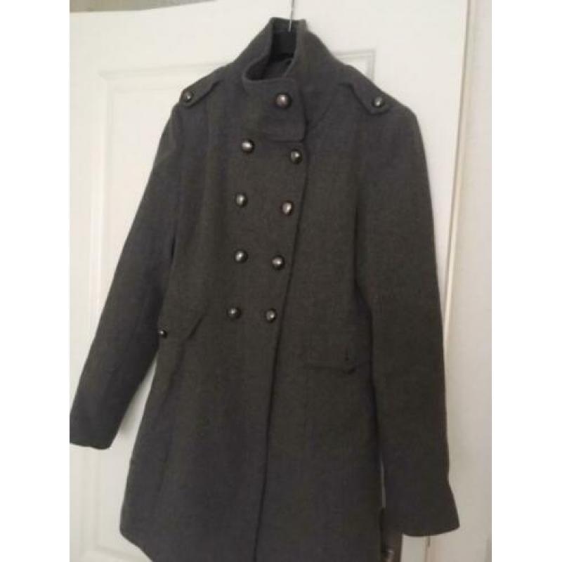 Te Koop grijze VERO MODA dames winterjas/tussenjas maat L