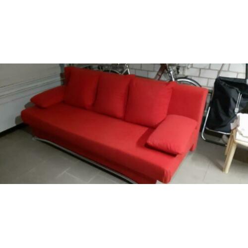 Slaapbank 140 x 190 Rood