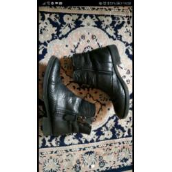 Bronx enkellaarsje maat 39 croco effect