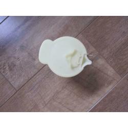 TUPPERWARE melkkannetje - suikerpotje - geel