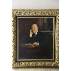 Schilderij van Léonie Michaud (1873) portret Charles Plumet