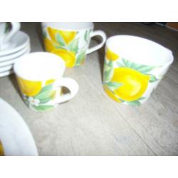Nieuw mooi servies kop en schotel romana uit italy