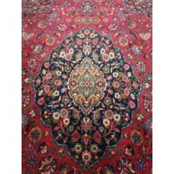 Handgeknoopt Perzisch tapijt Iran Meshed wol groot 327x415cm