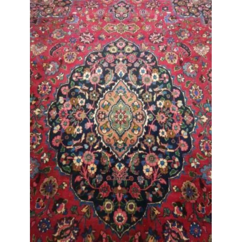 Handgeknoopt Perzisch tapijt Iran Meshed wol groot 327x415cm