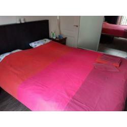 Dekbedovertrek - 240 x 220 - rood (2x)