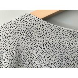 La Dress jurk - lichtgrijs met zwarte stipjes (maat M)