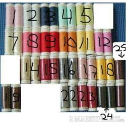 quilt stof zonnebloem blauw met strepen 0,5 meter 2,25