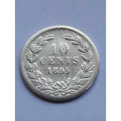 10 Cent 1895 Schaars Zilver (3)