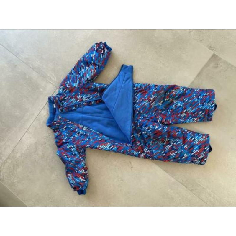 Skipak overal winter unisex maat 86/92 gevoerd