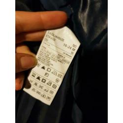 BENETTON merk jasje meisje kind jack maat 90 blauw winterjas