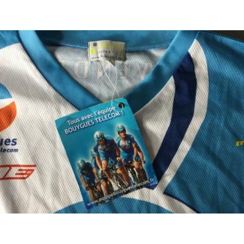 Bouygues wielershirt t-shirt tour france xl nieuw wielrennen