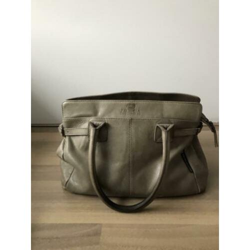 Tas/handtas beige Fred de la Bretoniere