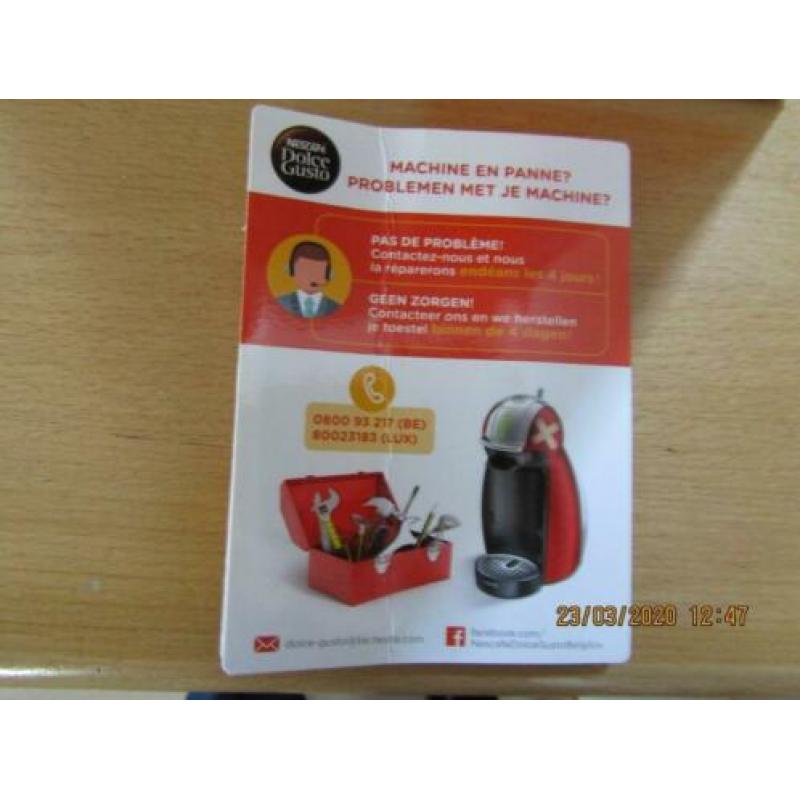 Nieuw in doos Nescafe Dolce Gusto Picolo Rood.