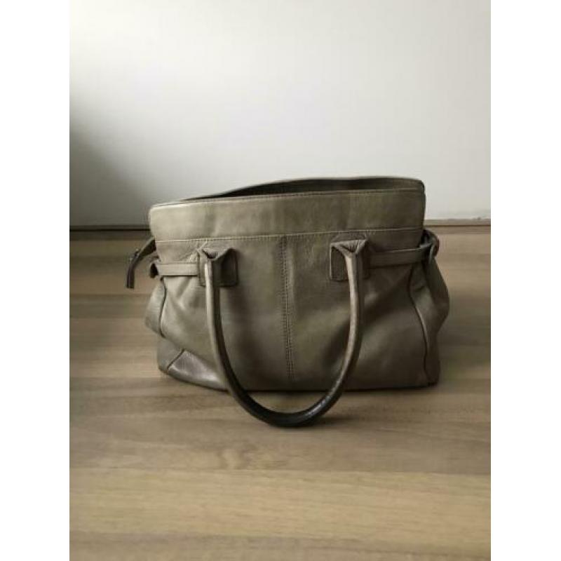 Tas/handtas beige Fred de la Bretoniere