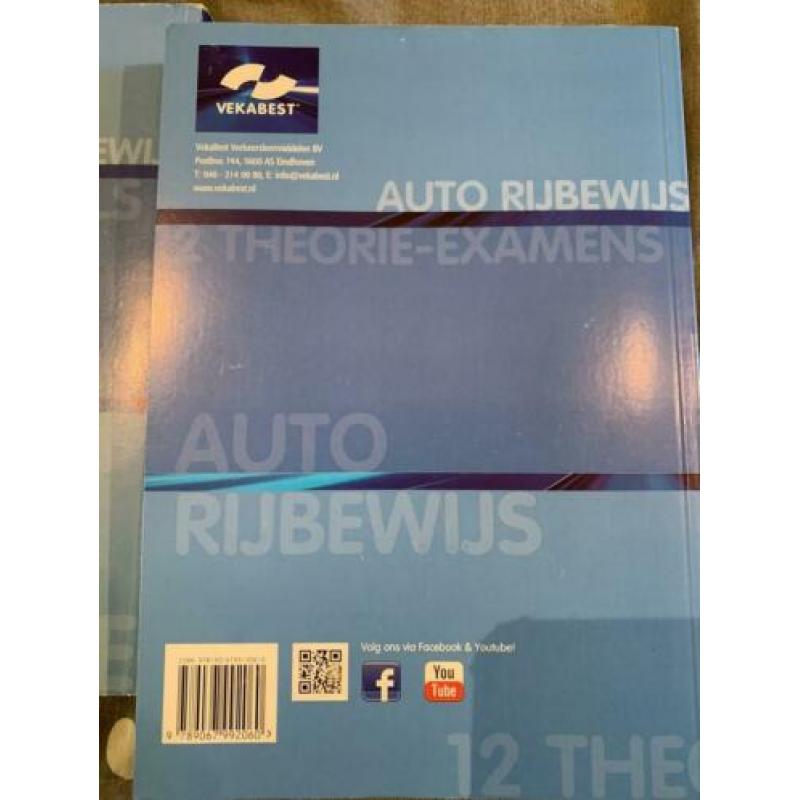 B auto rijbewijs boek + examen boek set + RIS boek