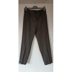 Zara geruite broek mt 40 bruin grijs