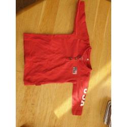 2 rode name it shirts maat 56