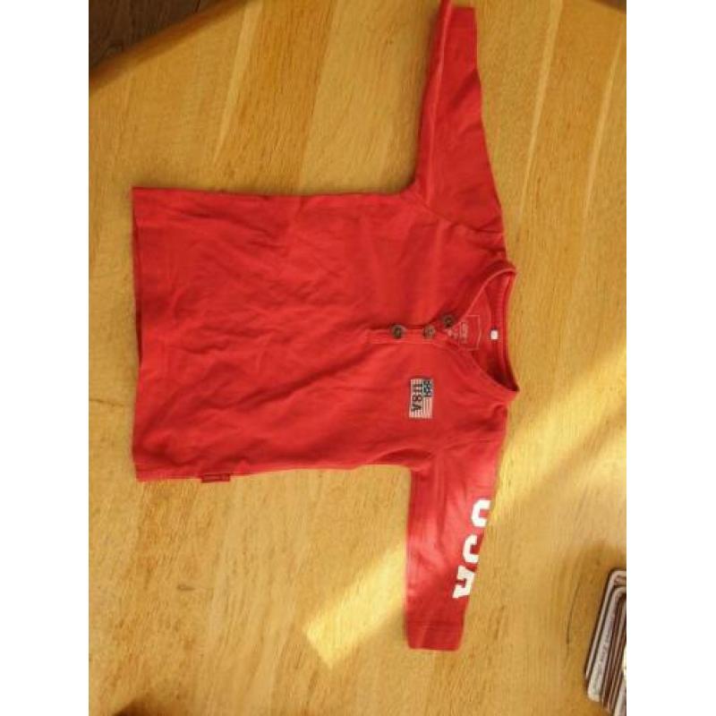 2 rode name it shirts maat 56