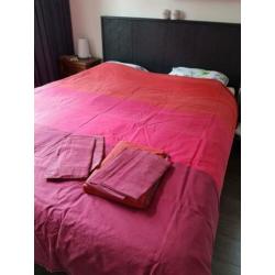 Dekbedovertrek - 240 x 220 - rood (2x)