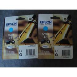 Epson 2 x zwart, 2 x blauw, 2 x rood per stuk te koop