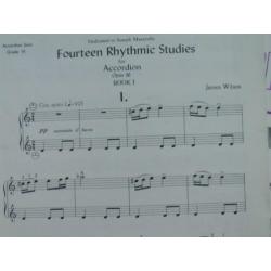 Accordeon ritme studie deel 1+2 james wilson