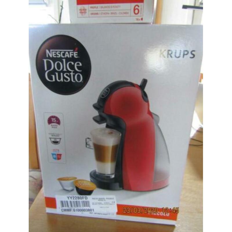 Nieuw in doos Nescafe Dolce Gusto Picolo Rood.