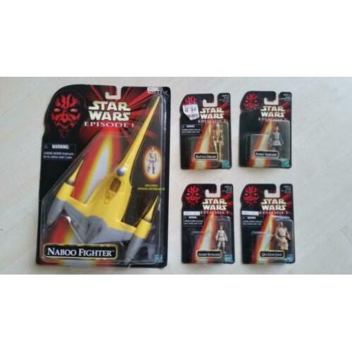 Star Wars mini Hasbro figuren+ Naboo Star Fighter