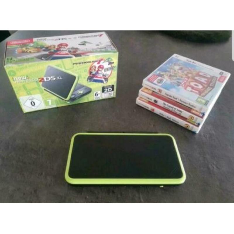 Nintendo 2ds XL met games